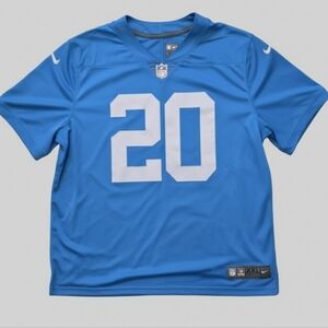 Barry Sanders XXL #20 Nike Limited Honolulu Blue Alternate / Throwback Jersey